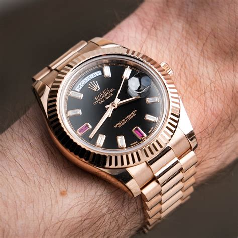 rolex day date rose gold diamond dial|rolex rose gold watch price.